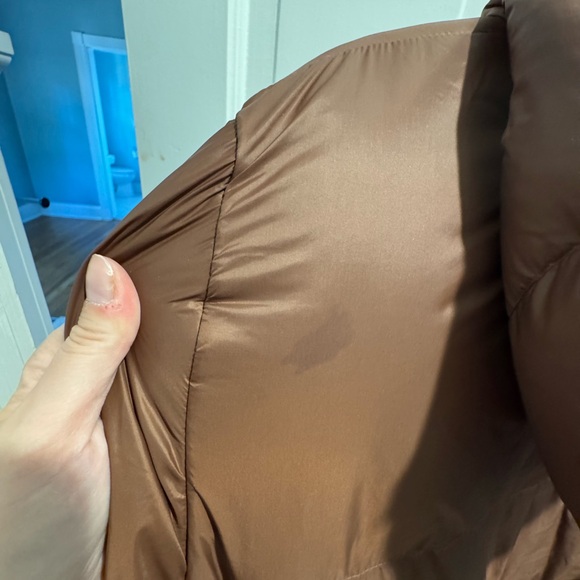 Abercrombie & Fitch Brown Puffer Jacket - Picture 7 of 8